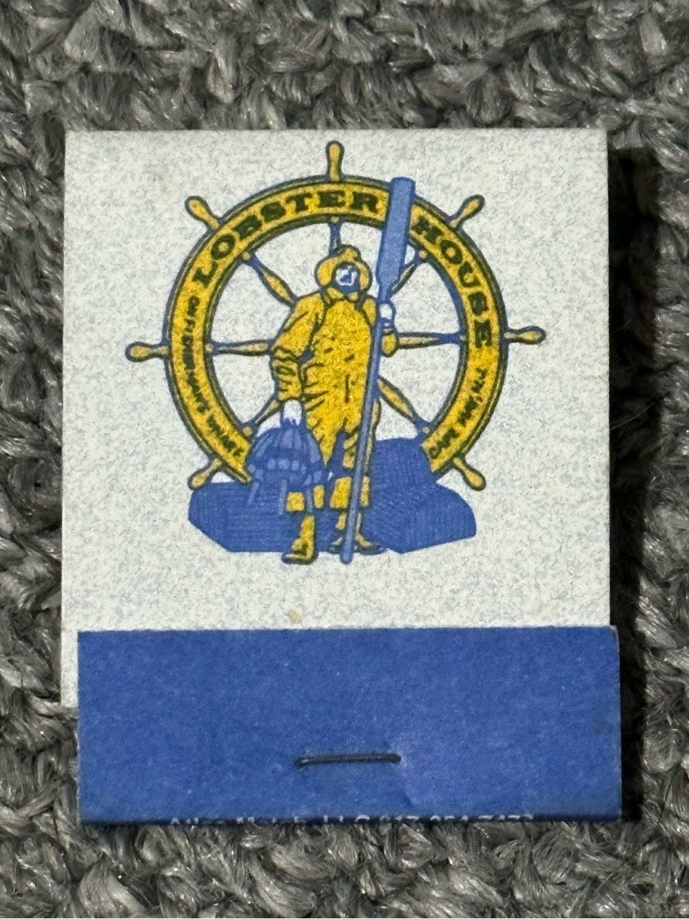 Vintage Matchbook Lobster House Cape May NJ New Jersey Fisherman’s Wharf Matches